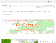 Tablet Screenshot of naturallygreen.co.uk